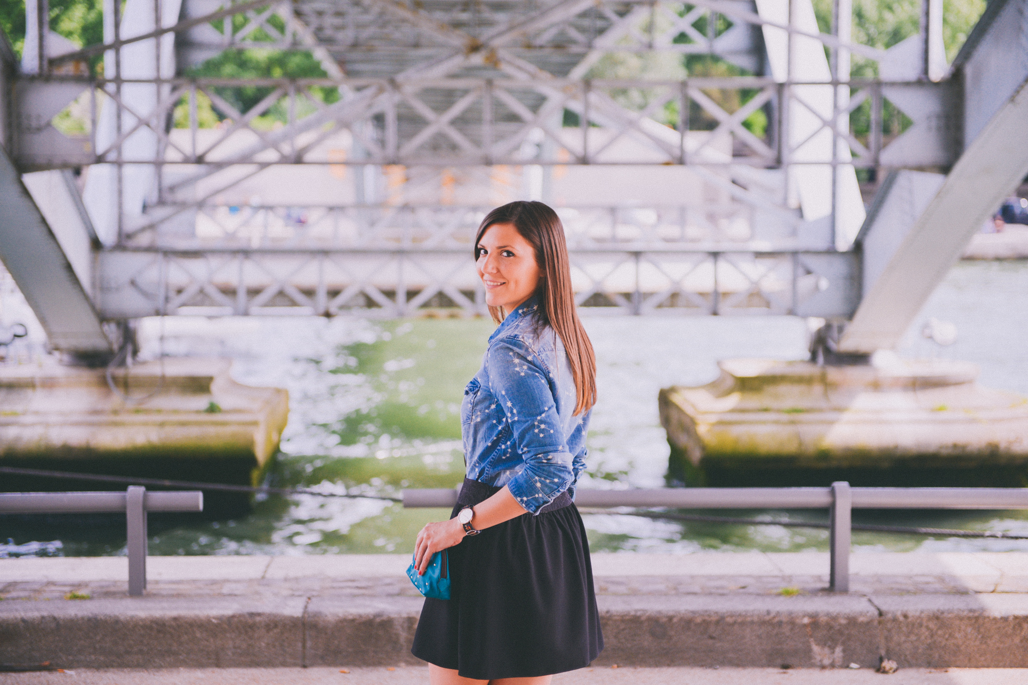 Montre Charlie Watch et jupe NafNaf