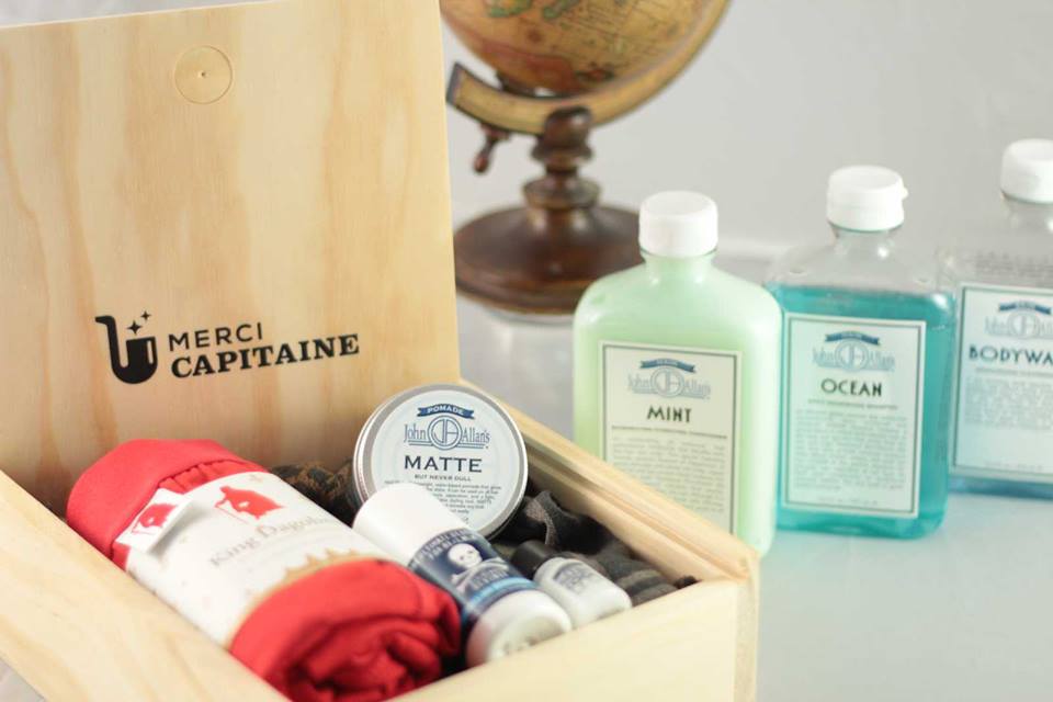 box produits de beauté pour hommes