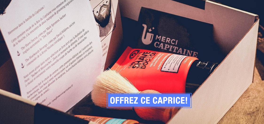 box produits de beauté pour hommes