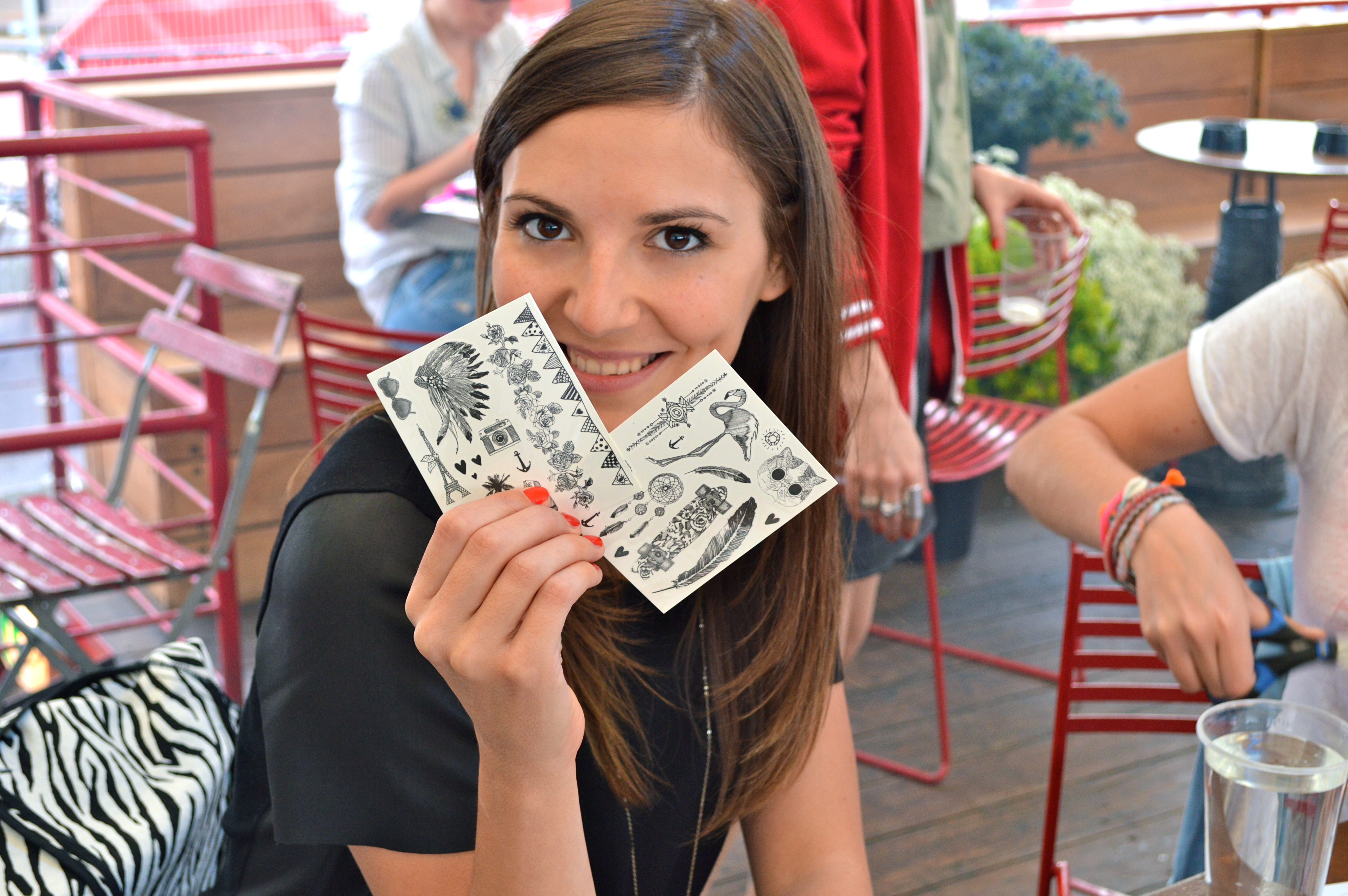 tatouages éphémères bourjois