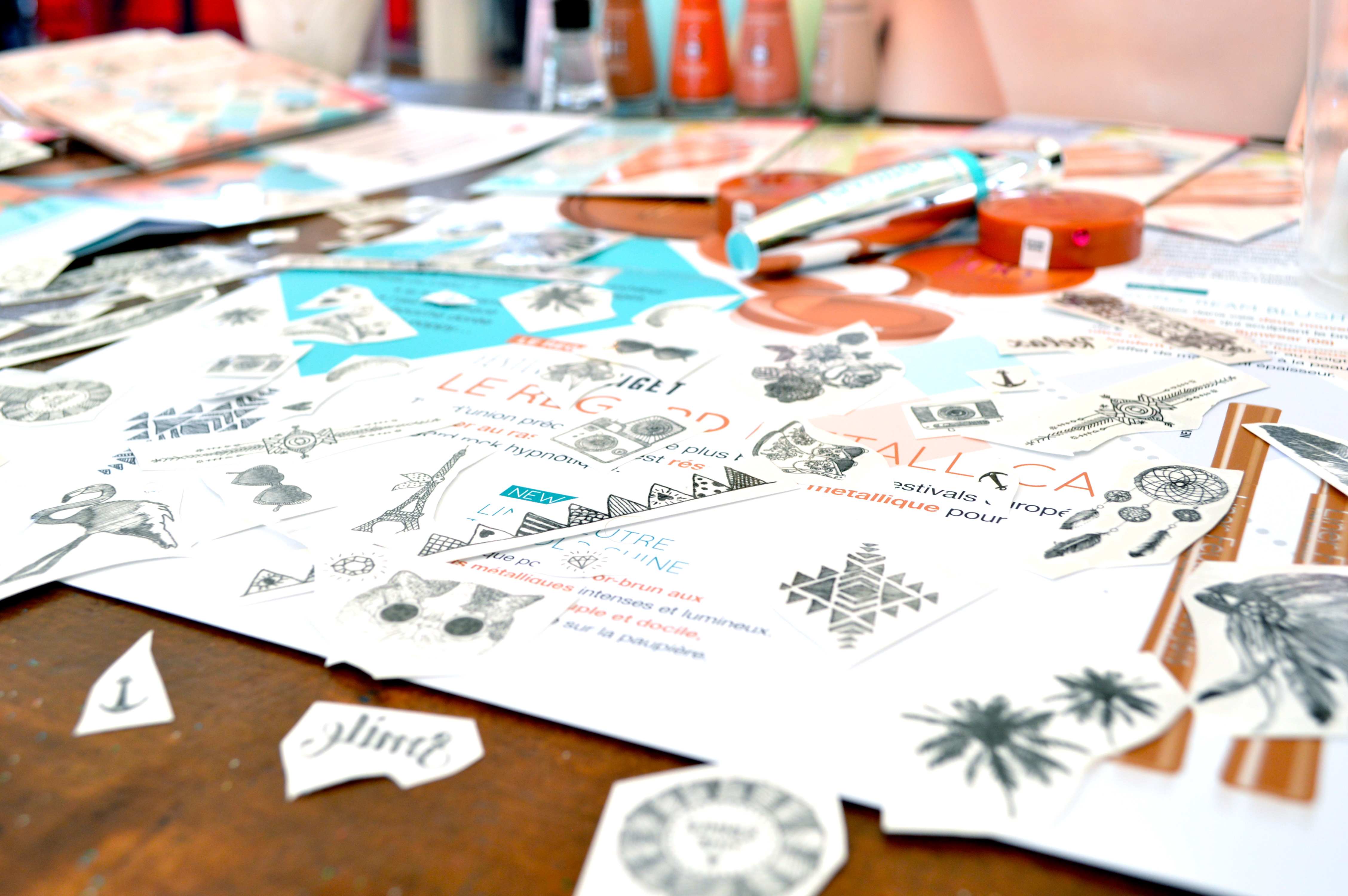 tatouages éphémères bourjois