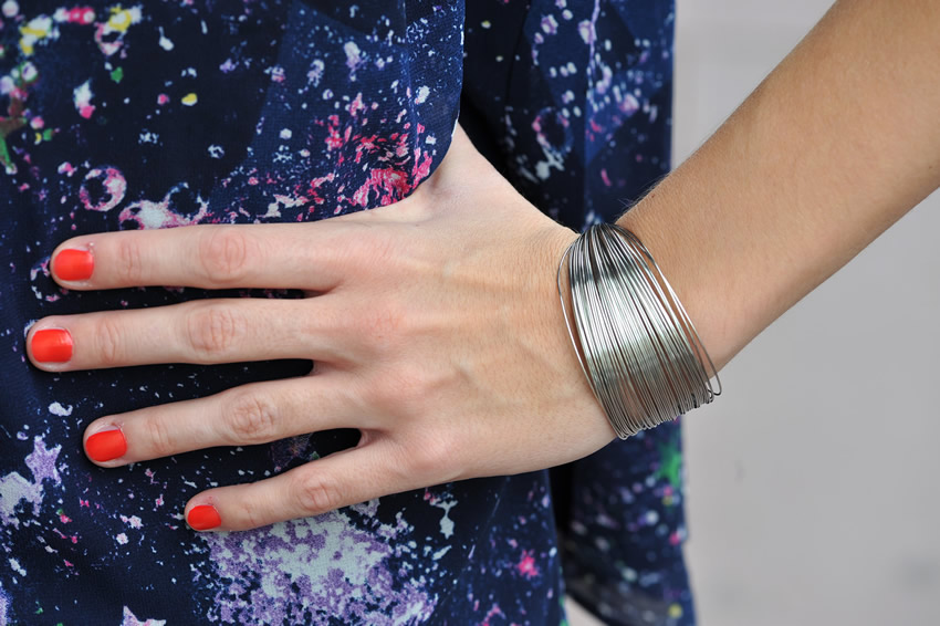 top imprimé galaxie