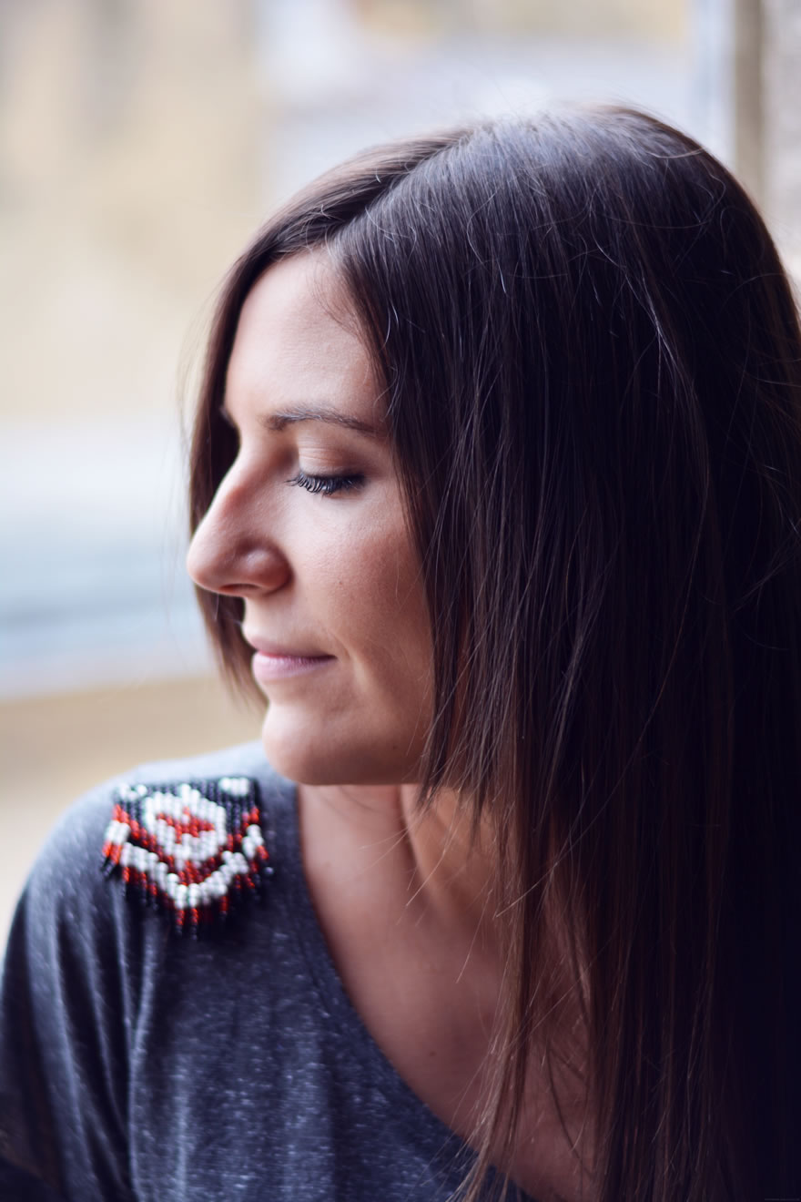 tshirt epaules perles