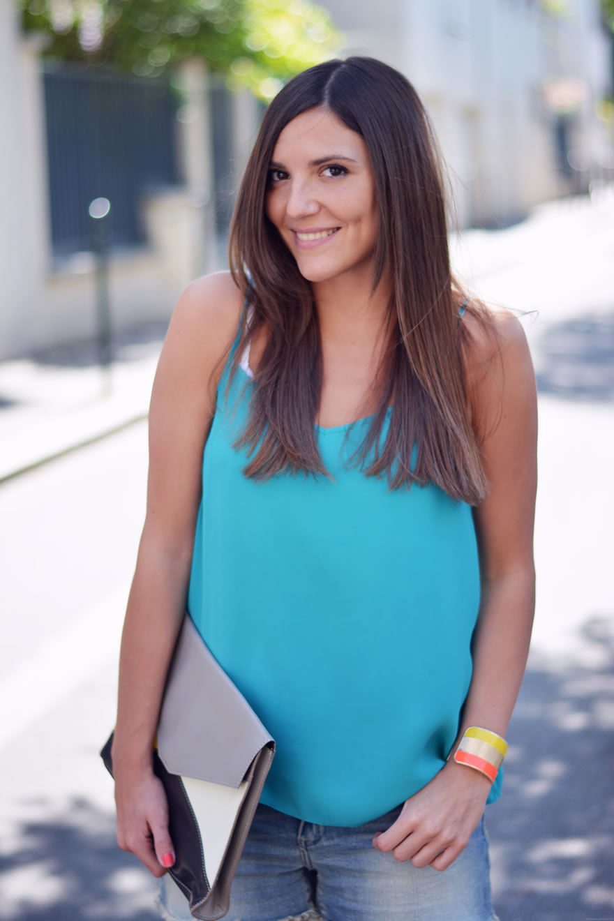 top turquoise new look