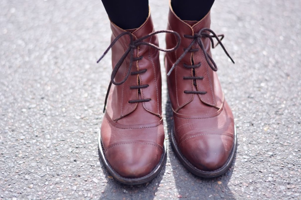 bottines marrons