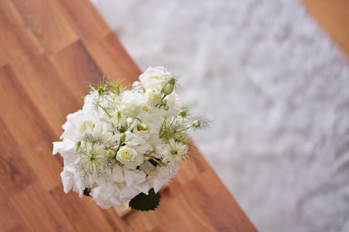 composition florale mariage