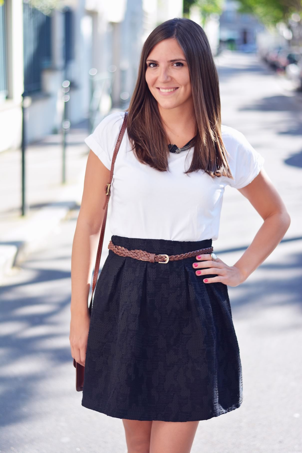 fashion look black and white