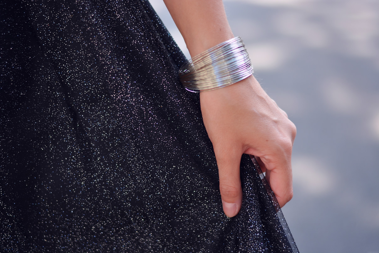 jupe en tulle paillettes