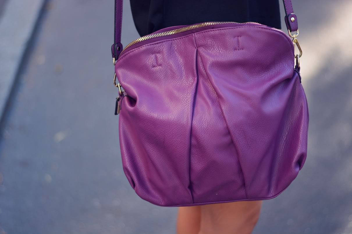 sac a main violet tendance
