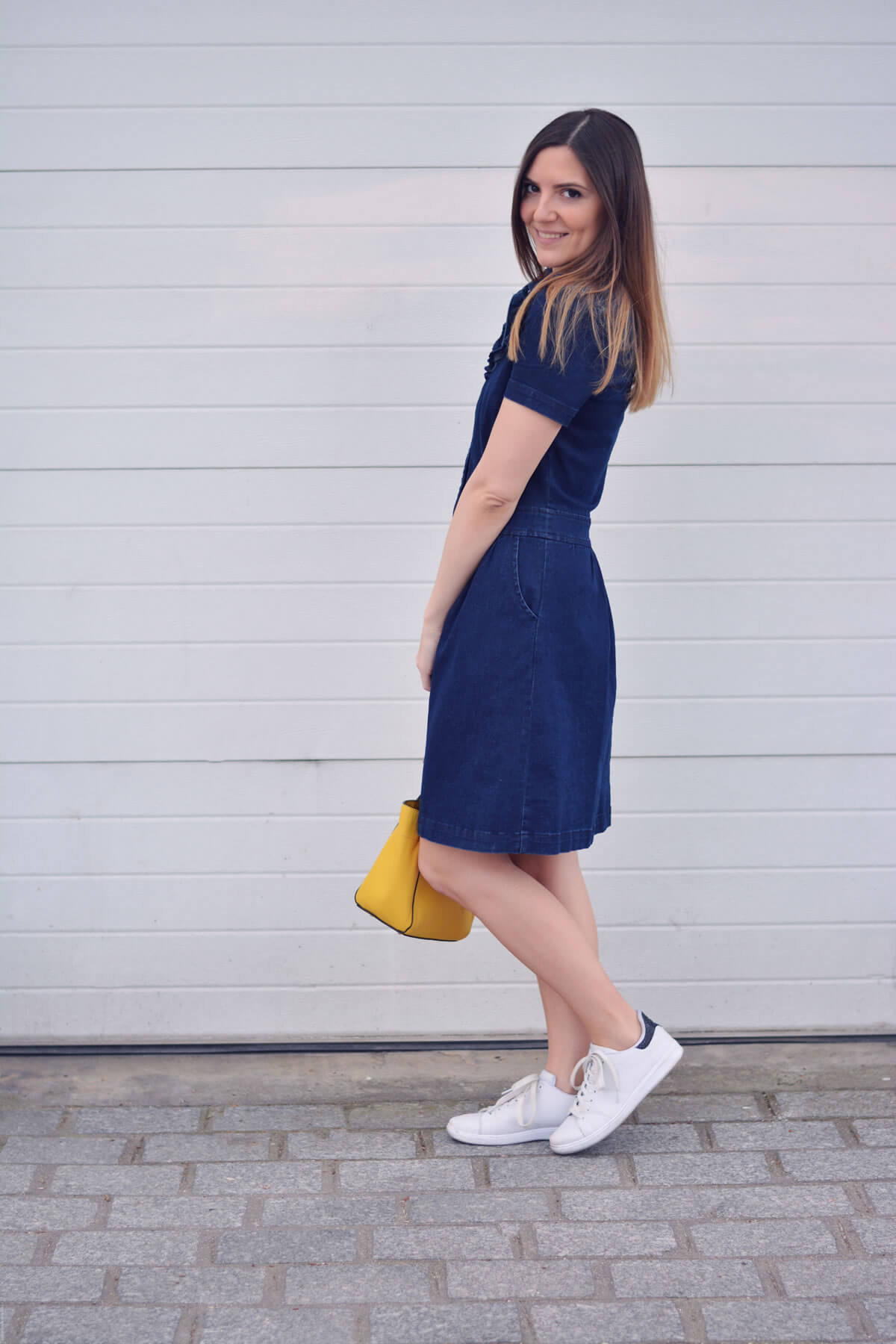 comment porter la robe en jean blog mode paris