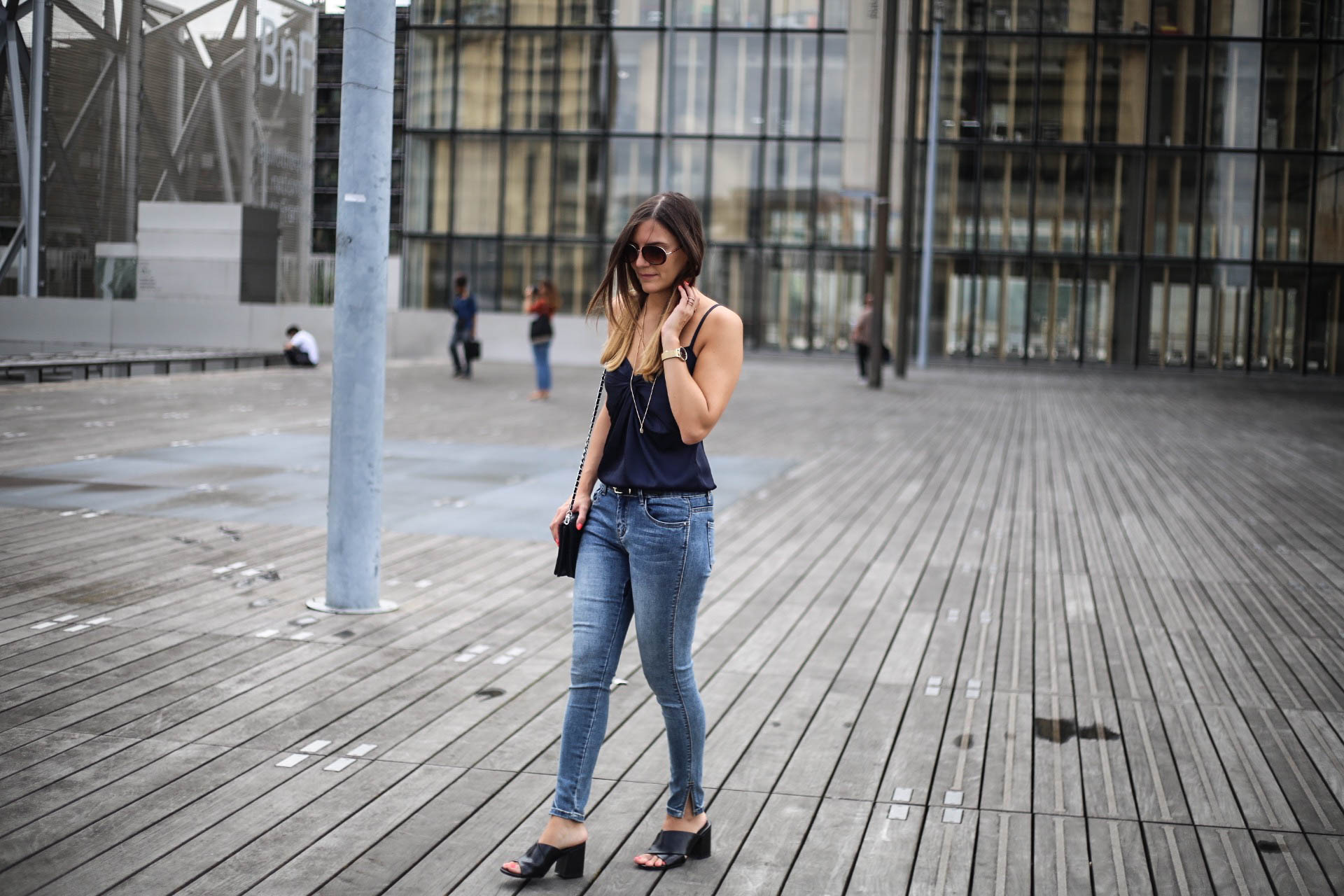 look tendance avec des mules