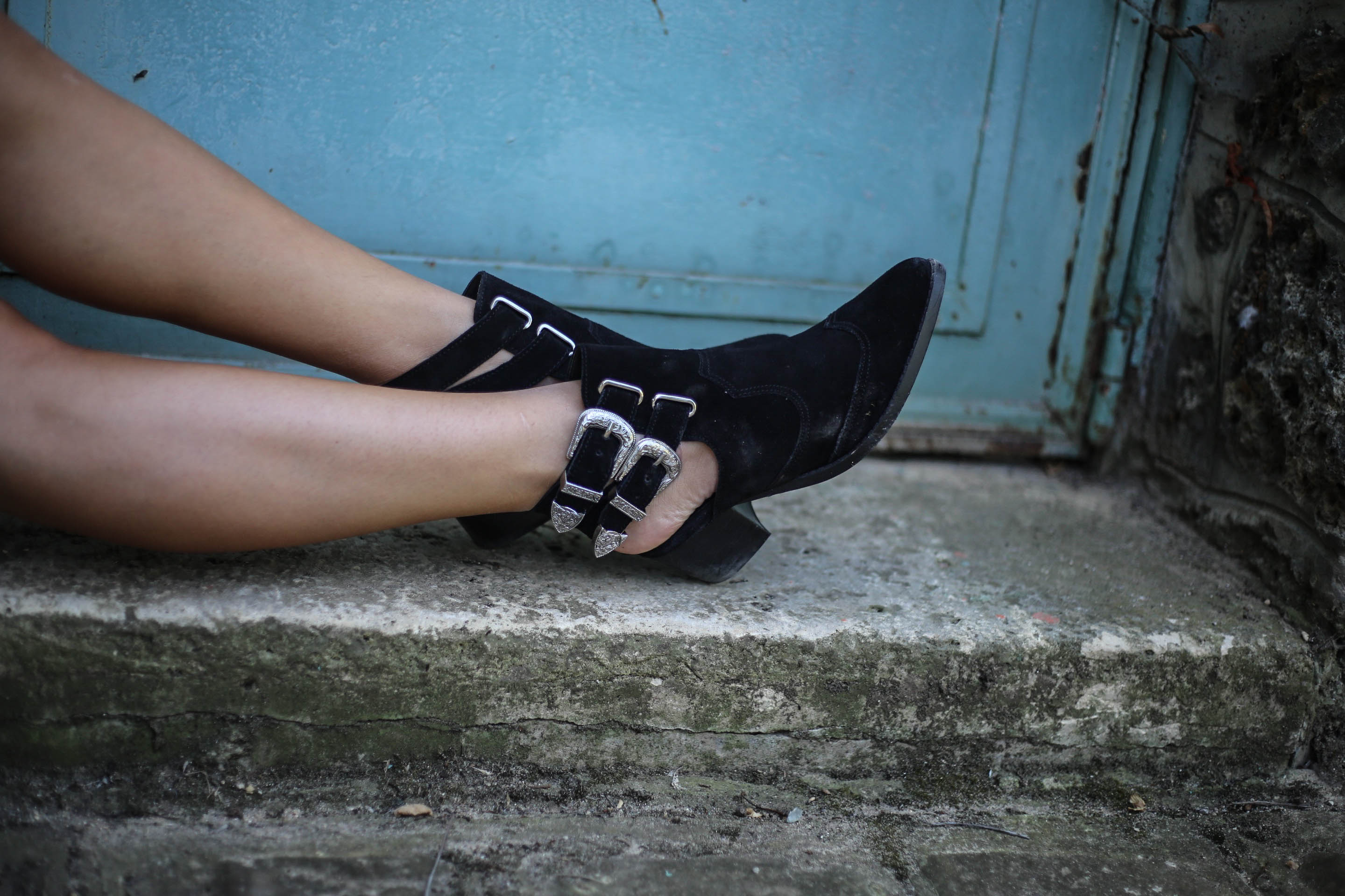 bottines ouvertes noirs boheme asos blog mode les caprices d iris
