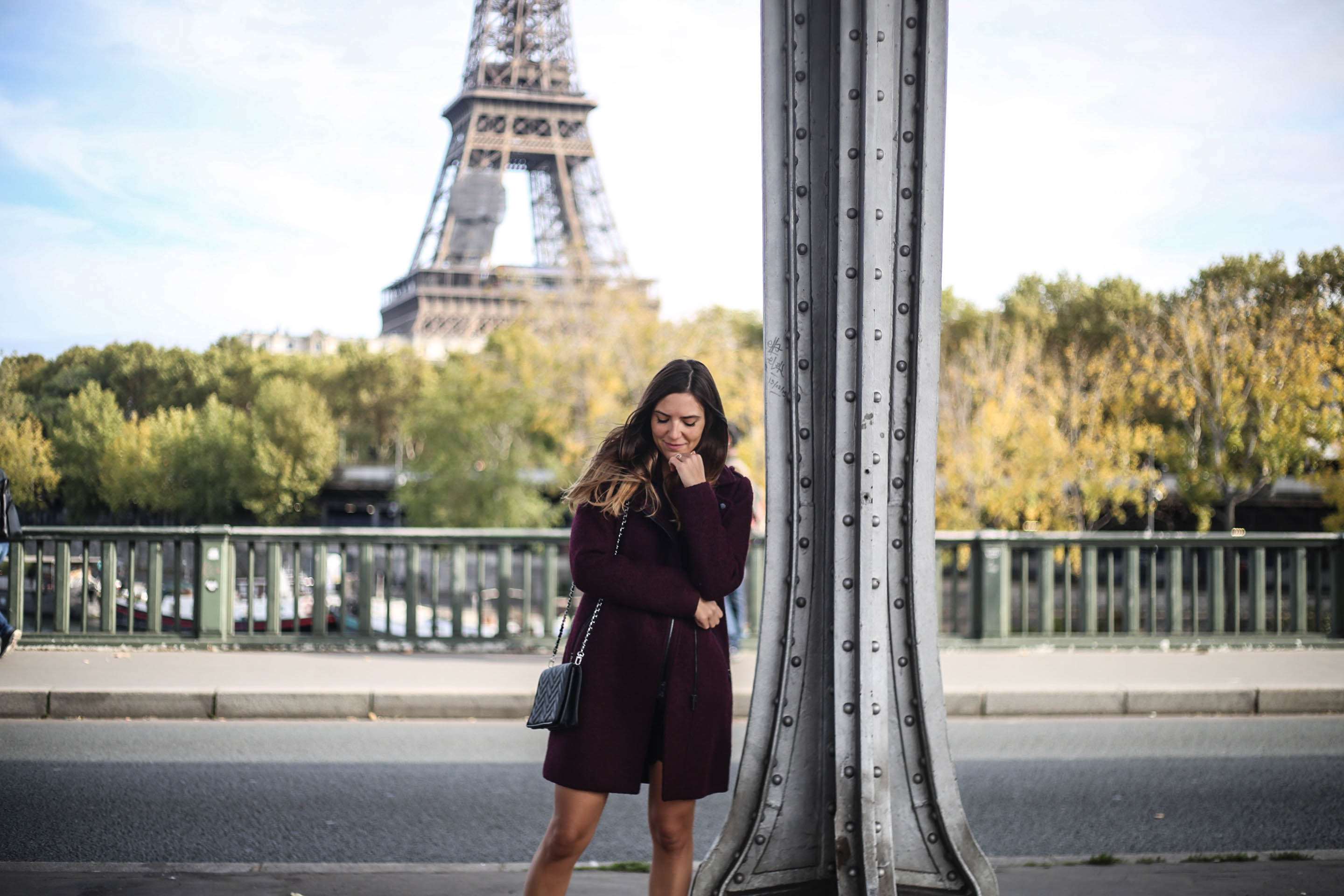 tendance manteau bordeaux