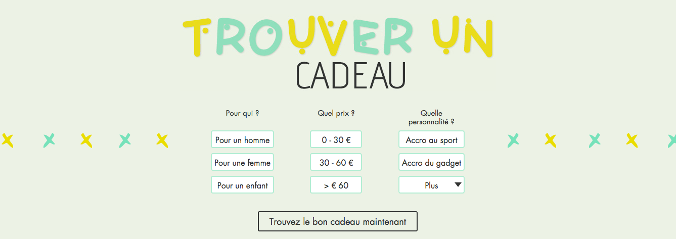 trouver un cadeau