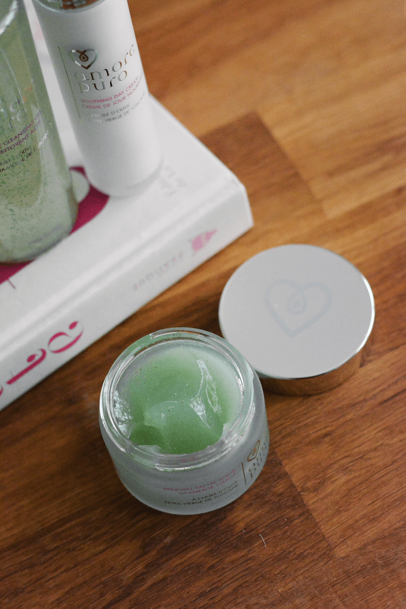 gommage visage frais et naturel amore puro