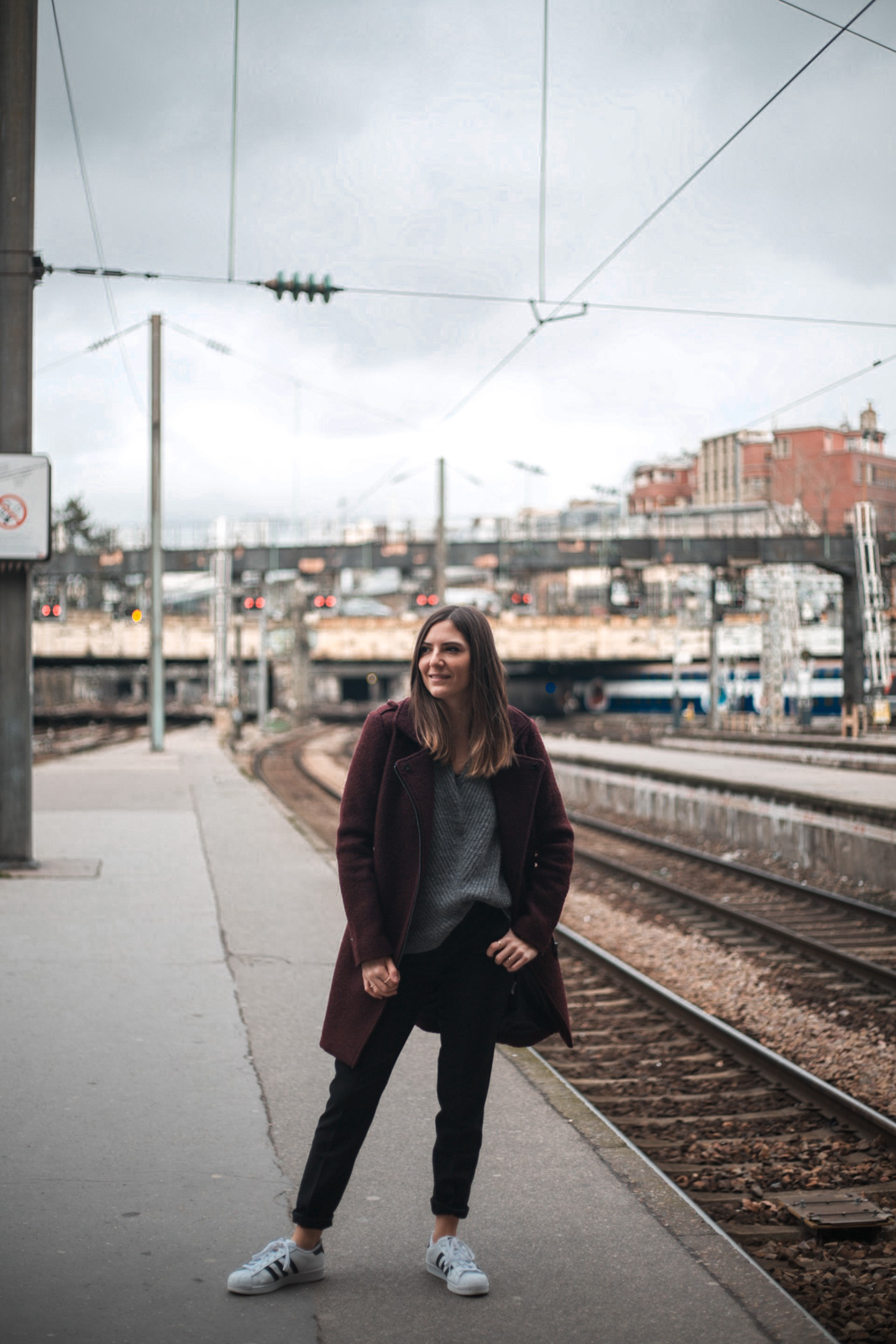 manteau bordeaux grain de malice